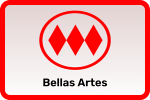 Metro Bellas Artes Mapa
