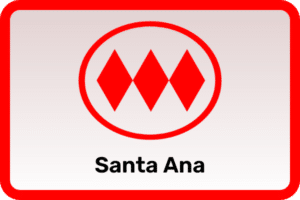 Metro Santa Ana Mapa